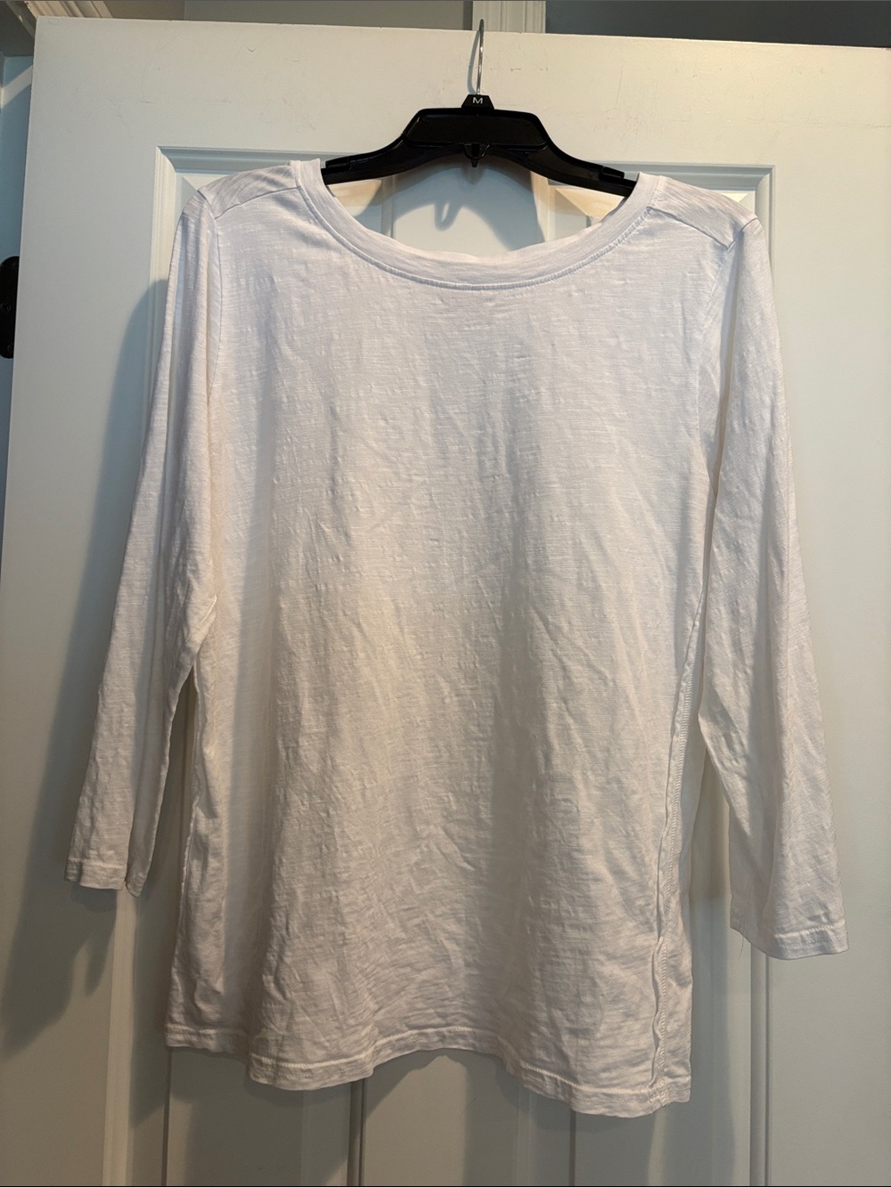Pact white organic slub cotton 3/4 Tshirt